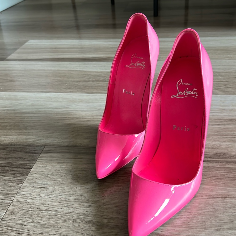 Hot pink louboutins